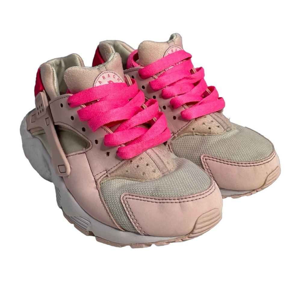 Nike Huarache Run Big Kids Style : 654275-608 Sz 4.5 Youth pink foam hyper pink
